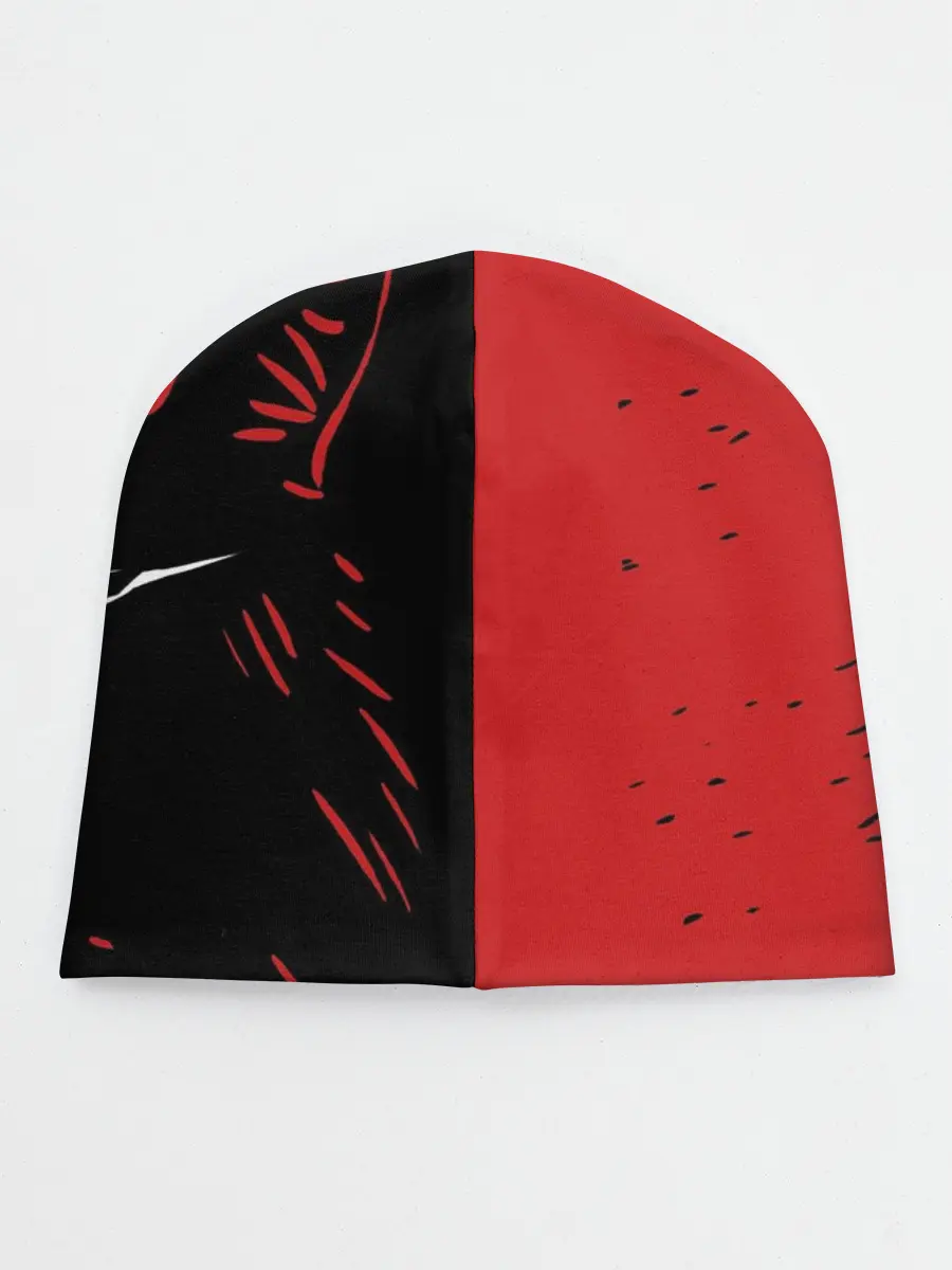 Детская шапка / Красный волк 3D