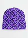 Детская шапка / Синие острые узоры