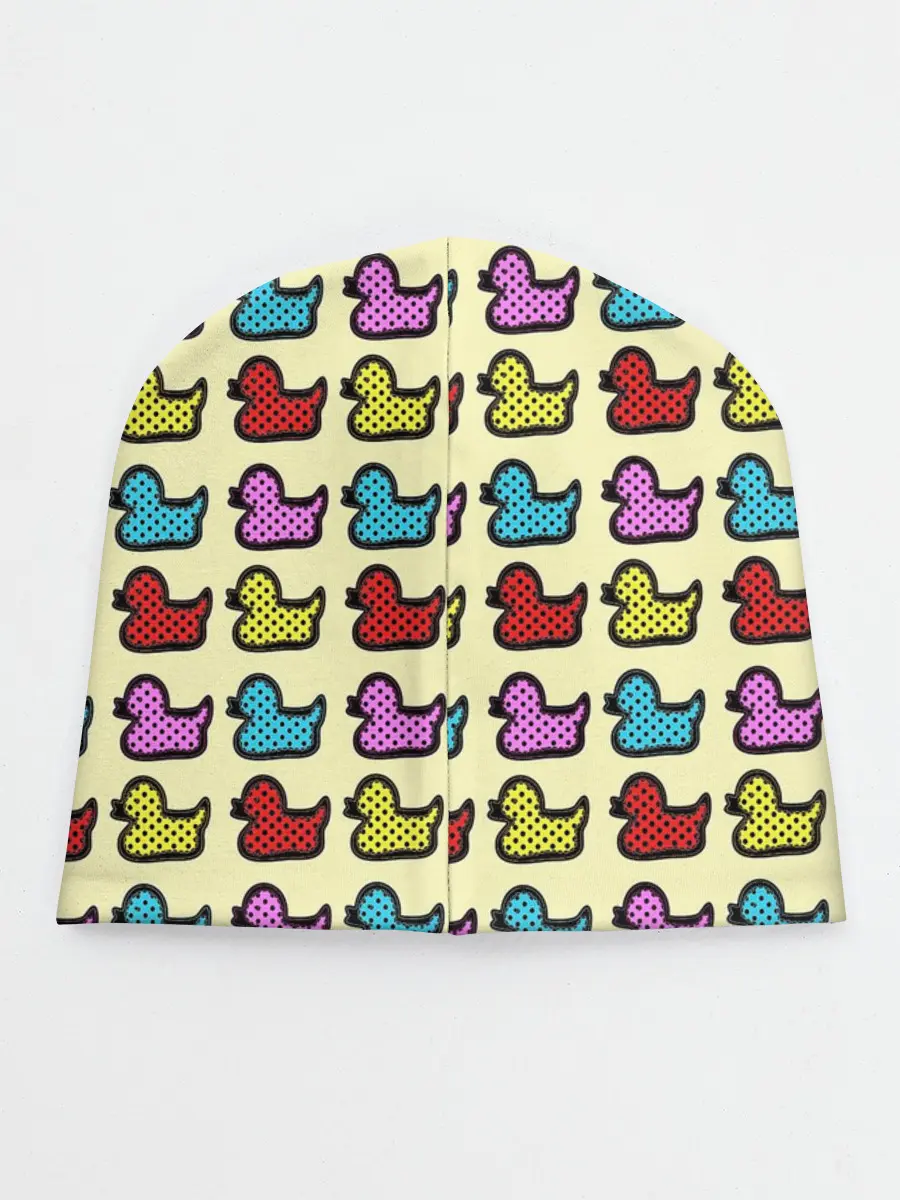 Детская шапка / Утиный фон | Утки | Ducks