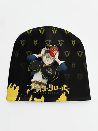 Детская шапка / Аста в маске демона | Чёрный Клевер