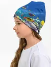 Детская шапка / Морской мир