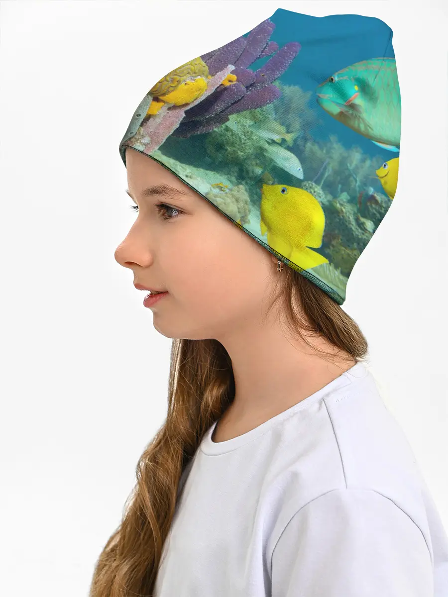 Детская шапка / Морской мир