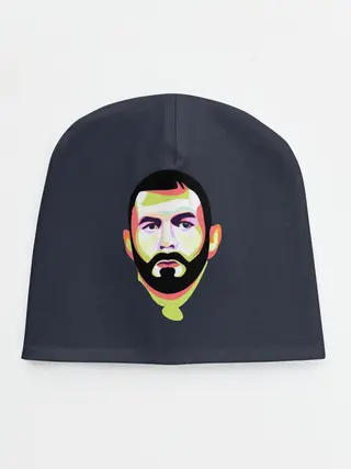 Детская шапка / Карим Бензема. Поп арт