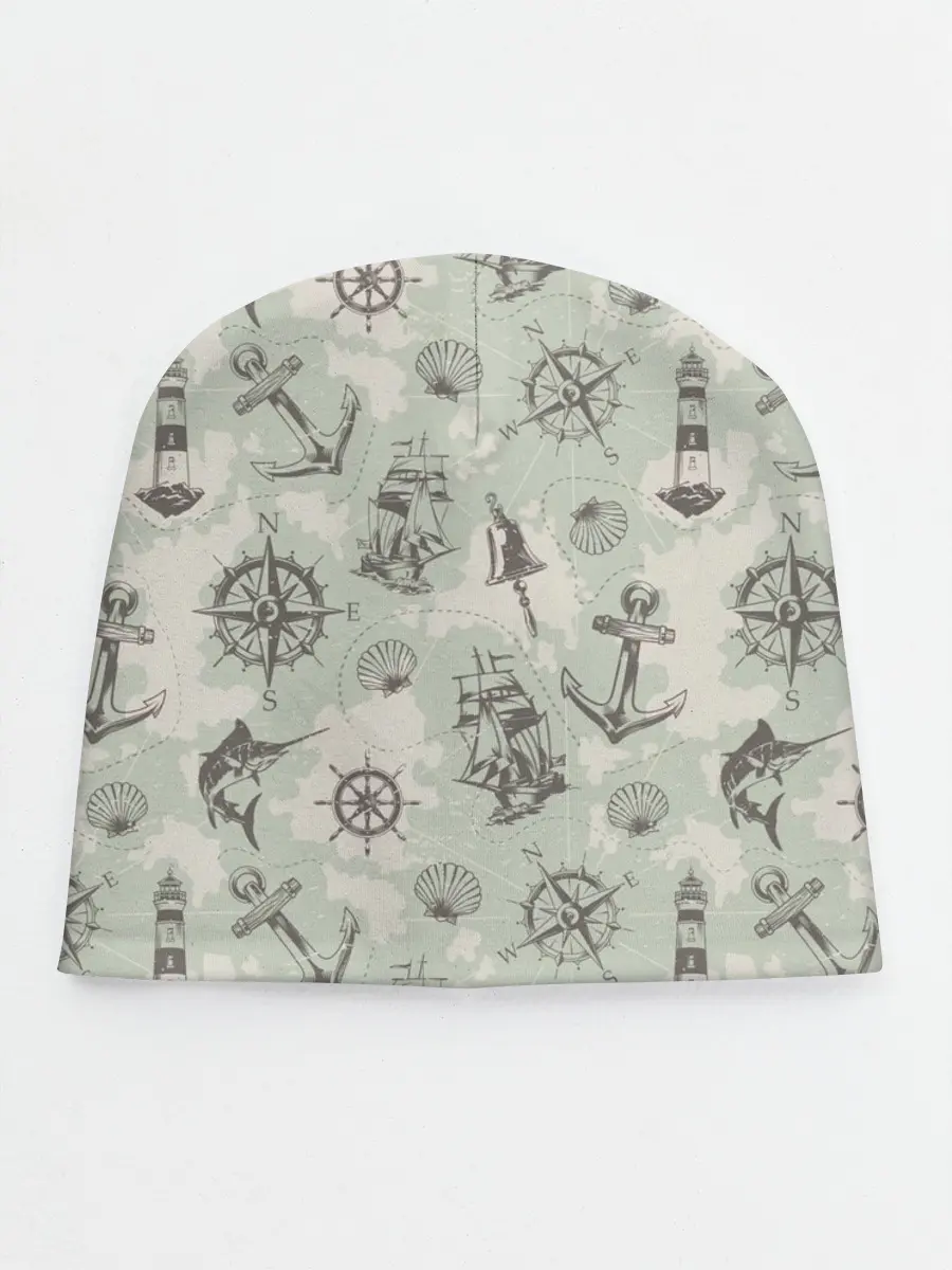 Детская шапка / Морская карта