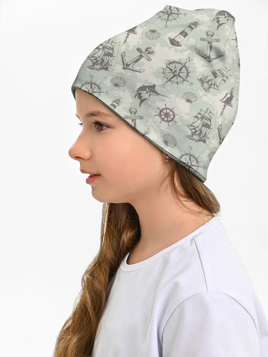 Детская шапка / Морская карта