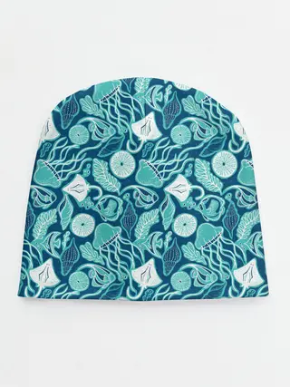 Детская шапка / Скаты и медузы