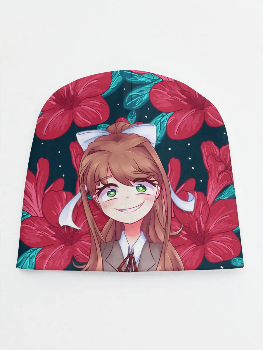 Детская шапка / Моника в цветах