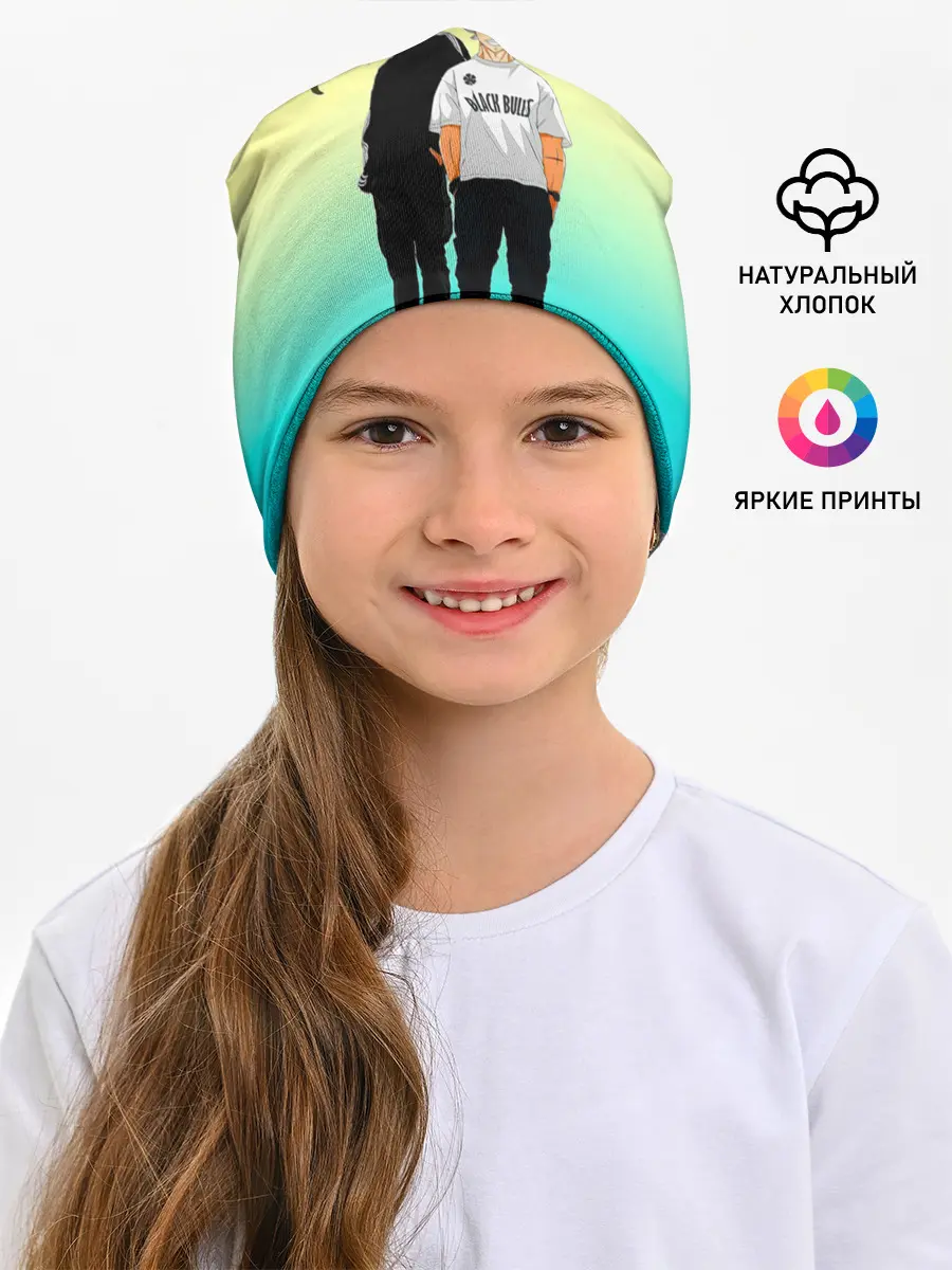 Детская шапка / Юно и Аста | Черный Клевер