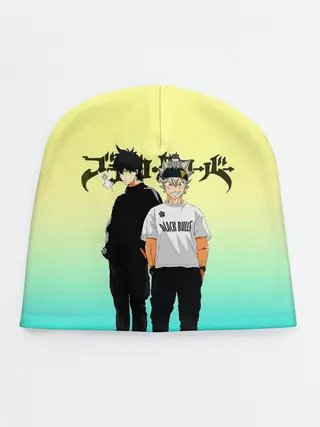 Детская шапка / Юно и Аста | Черный Клевер