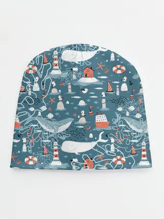 Детская шапка / Море и его жители