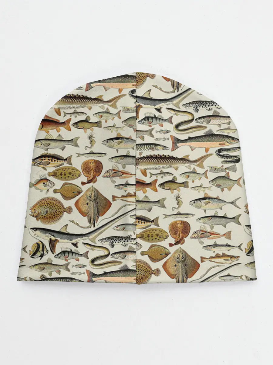 Детская шапка / рыбный паттерн