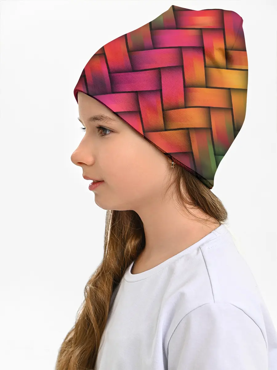 Детская шапка / Colorful weave