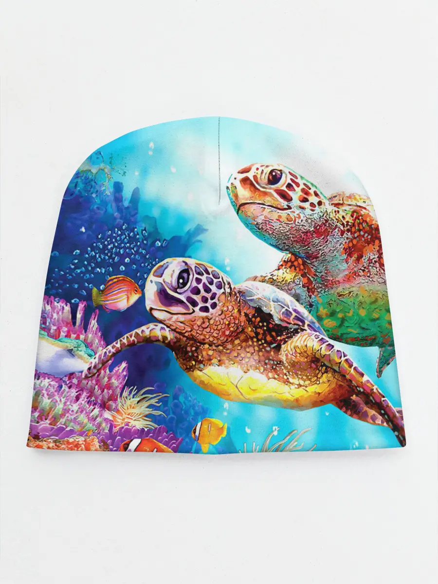 Детская шапка / Морские черепахи