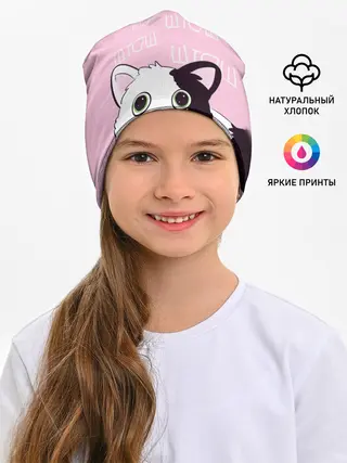 Детская шапка / котик штош