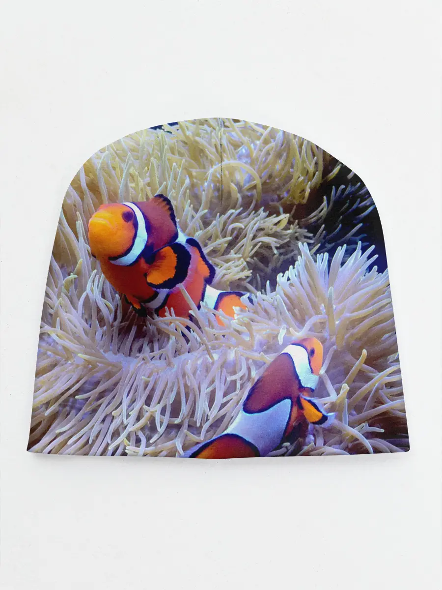 Детская шапка / Клоуны в актинии