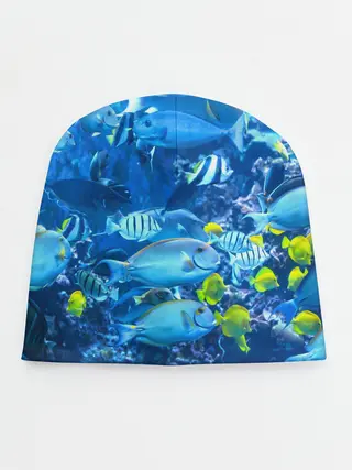 Детская шапка / Коралловые рыбки