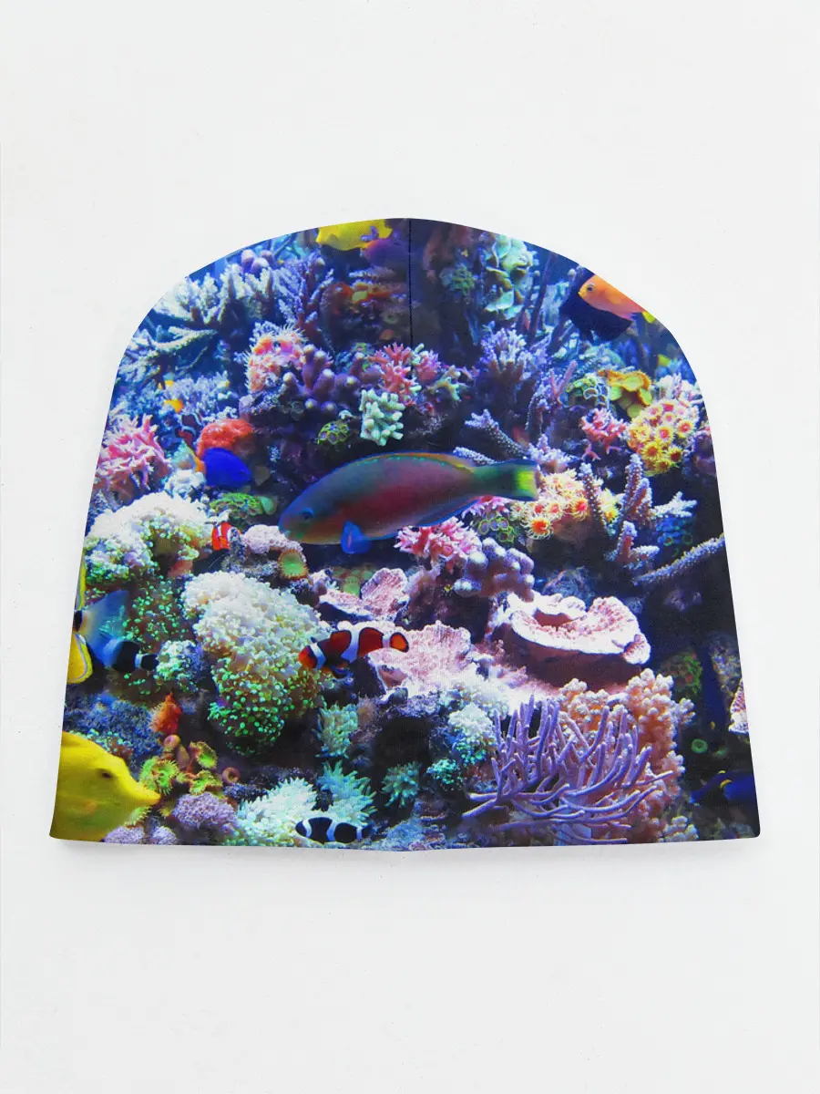 Детская шапка / Коралловые рыбки