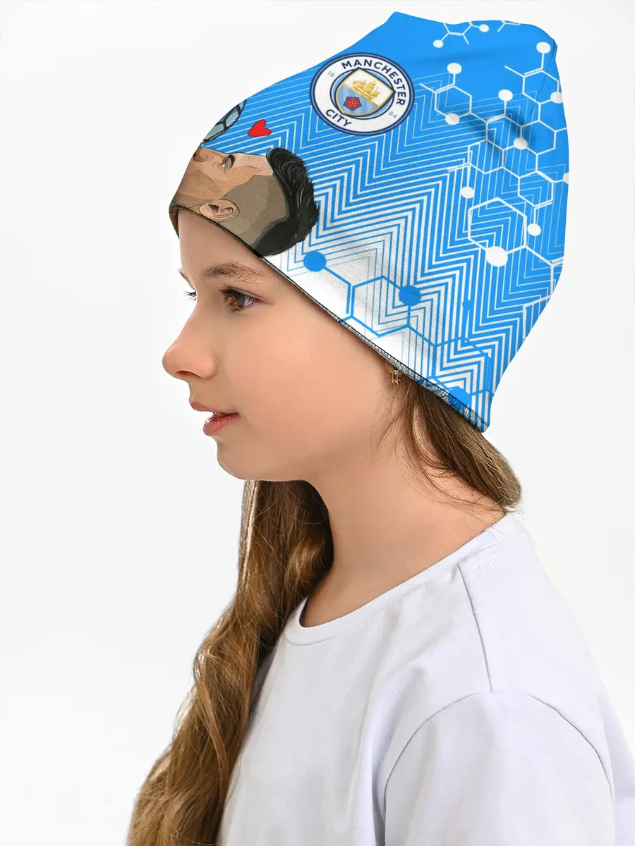 Детская шапка / СЕРХИО АГУЭРО / МАНЧЕСТЕР СИТИ