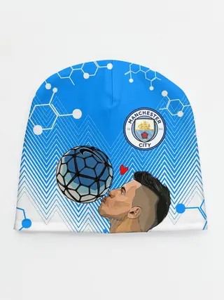 Детская шапка / СЕРХИО АГУЭРО / МАНЧЕСТЕР СИТИ