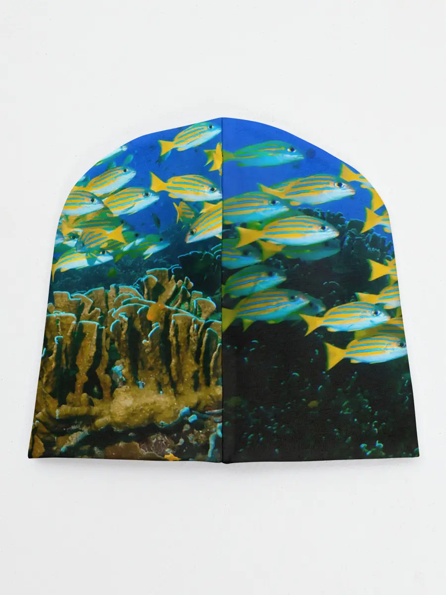 Детская шапка / Коралловые рыбки