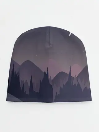 Детская шапка / night forest