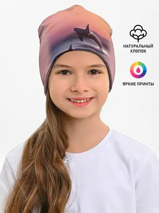 Детская шапка / касатки