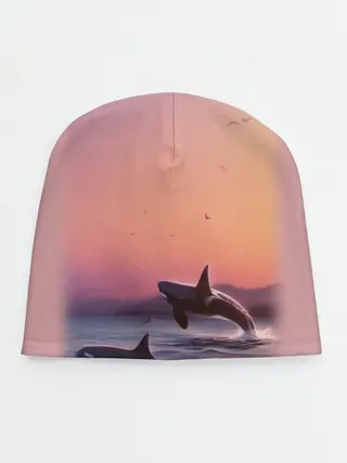 Детская шапка / касатки