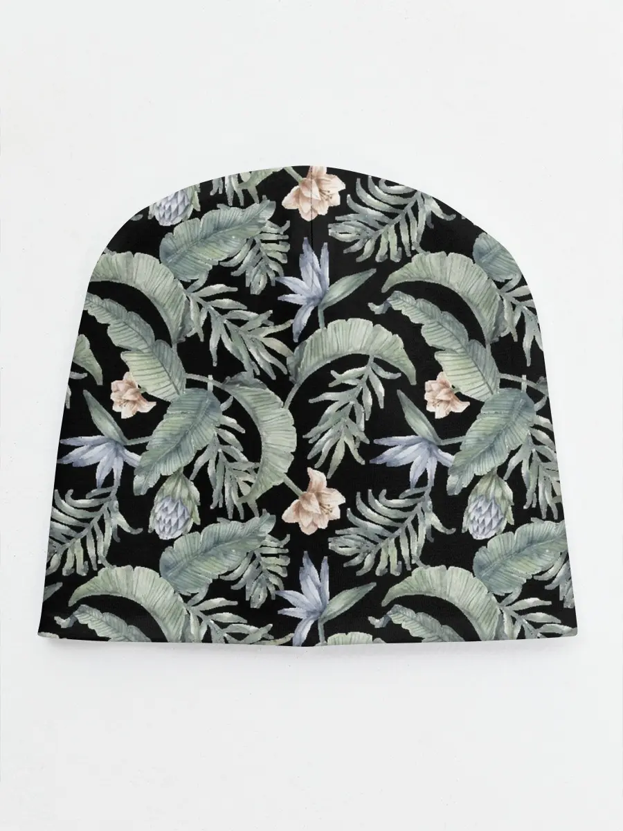 Детская шапка / Summer leaves