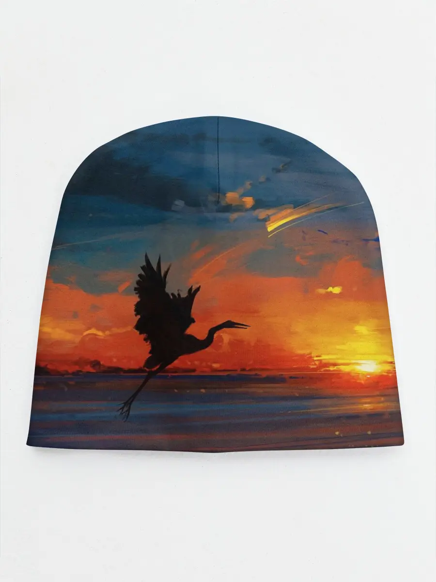 Детская шапка / Прибрежный закат