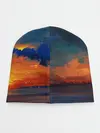 Детская шапка / Прибрежный закат