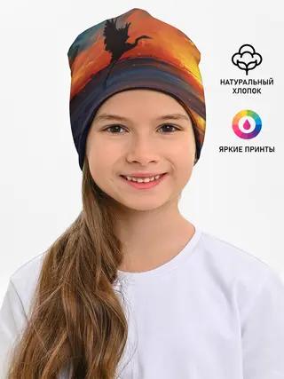 Детская шапка / Прибрежный закат