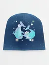 Детская шапка / Два дельфина