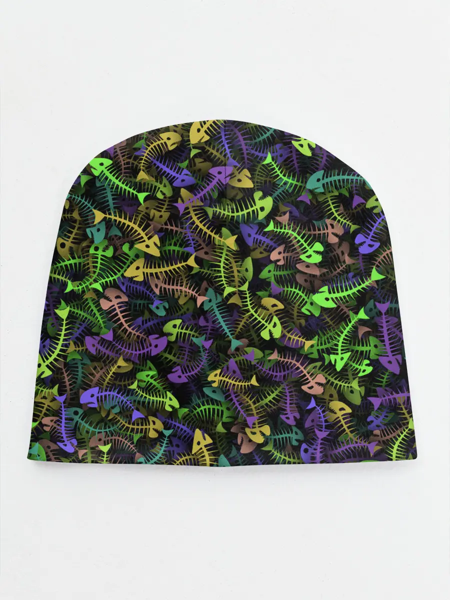 Детская шапка / Neon Fish Bone