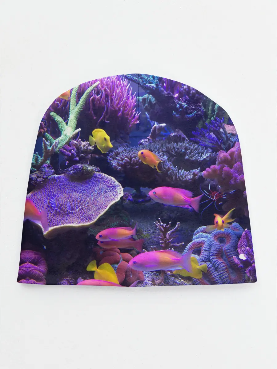 Детская шапка / Коралловые рыбки