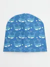 Детская шапка / Киты паттерн