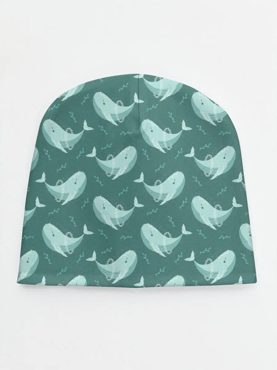 Детская шапка / Киты