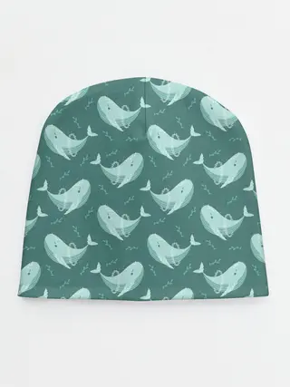 Детская шапка / Киты
