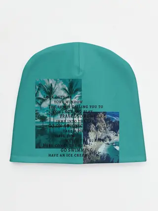 Детская шапка / Море