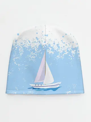 Детская шапка / ОДИНОКАЯ ЛОДКА | SAILBOAT