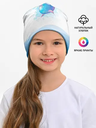 Детская шапка / Дельфин единорог