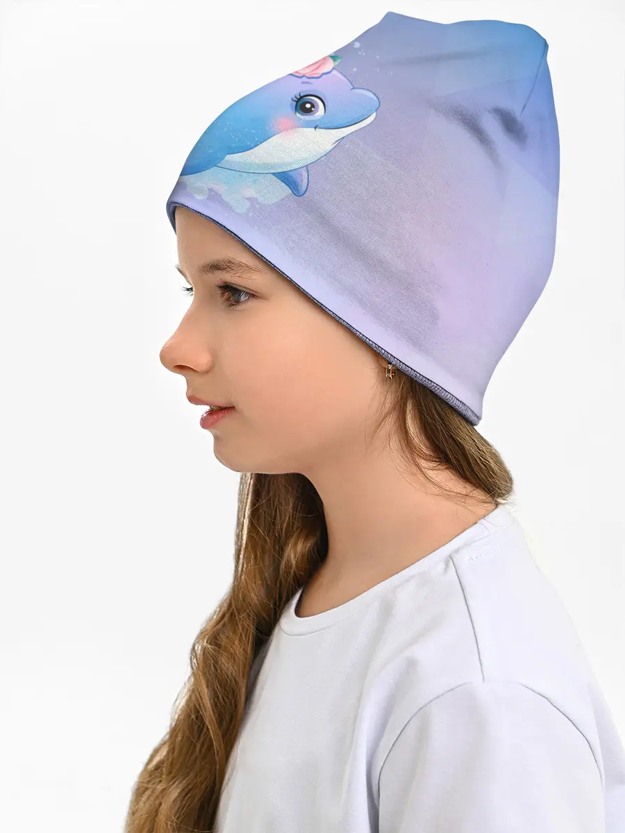 Детская шапка / Дельфинчик