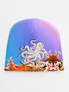 Детская шапка / Осьминог в Лаве | Градиент