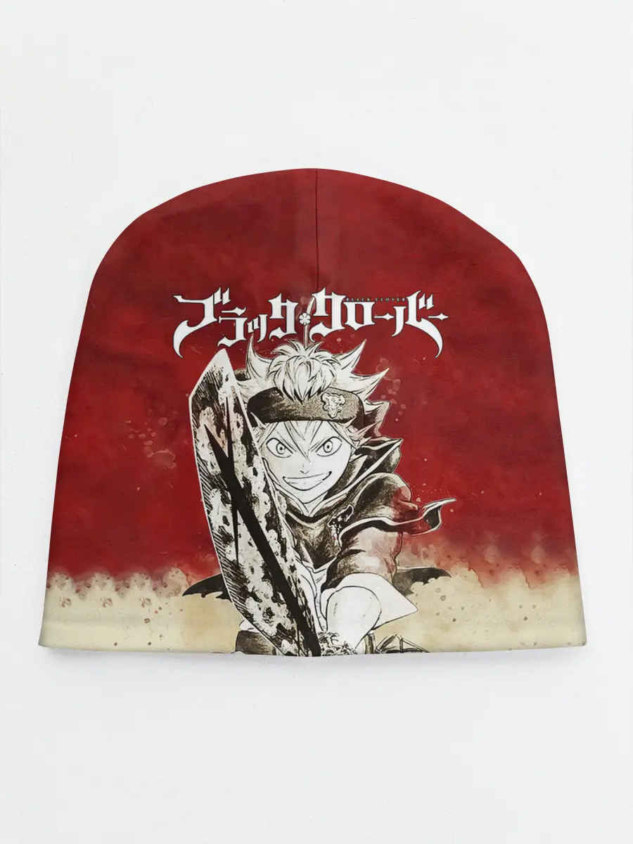 Детская шапка / Аста с мечом Чёрный клевер