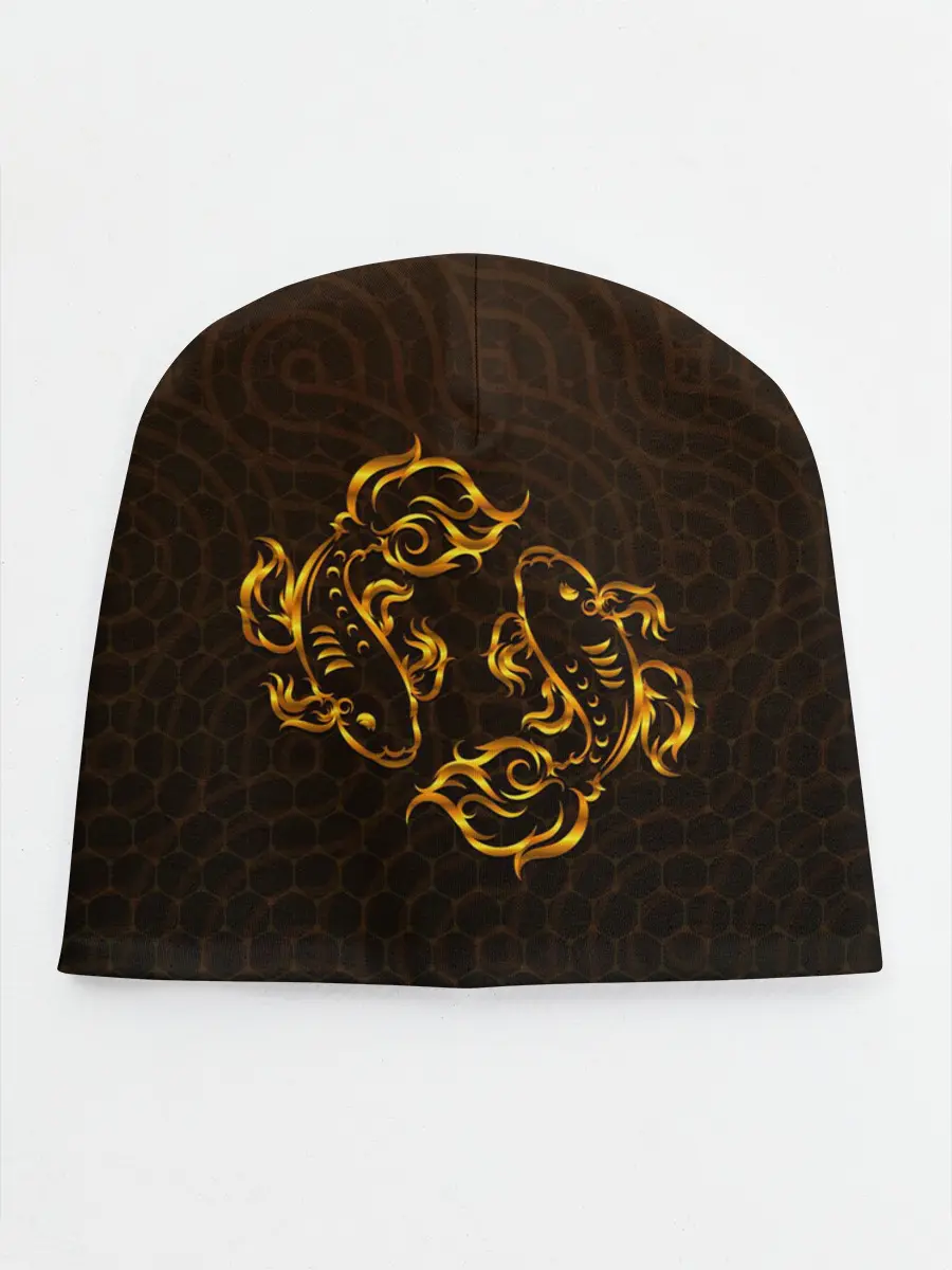 Детская шапка / Золотые рыбки