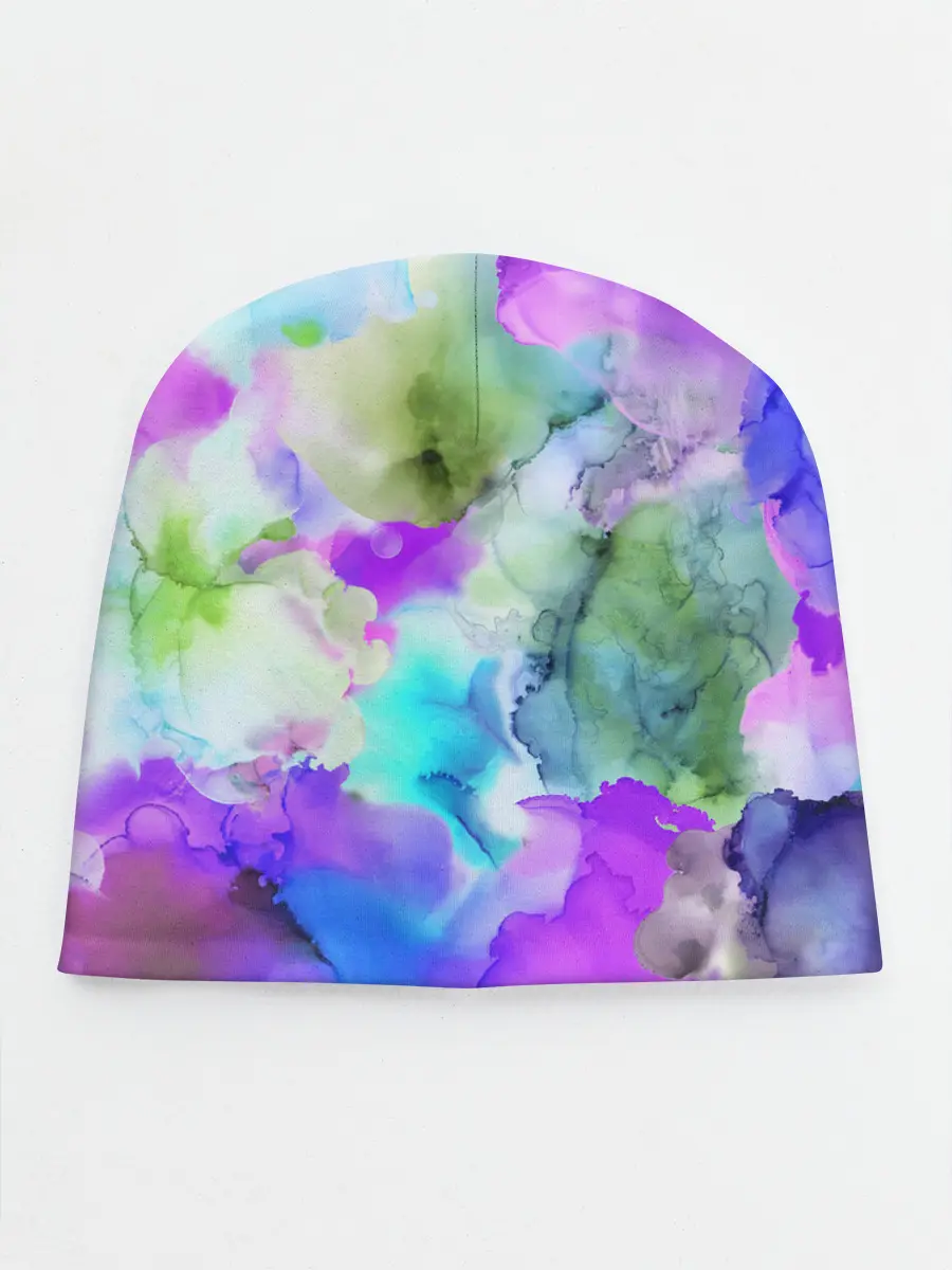 Детская шапка / Акварельная краска