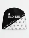 Детская шапка / Черные быки | Чёрный клевер
