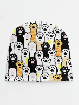 Детская шапка / КОШАЧИЬ ЛАПЫ