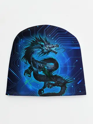 Детская шапка / Кибер-Dragon