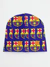 Детская шапка / ФК БАРСЕЛОНА / PATTERN / УЗОР