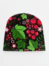Детская шапка / ХОХЛОМА ЛИСТЬЯ И ЯГОДЫ